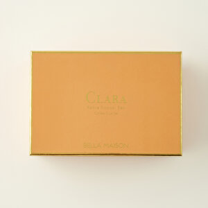 Clara 6'lı Kahve Fincanı Seti Turuncu (90 Cc)