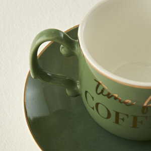 Bianca Porselen 6'lı Kahve Fincanı Seti (90 Cc)