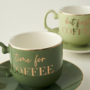 Bianca Porselen 6'lı Kahve Fincanı Seti (90 Cc)