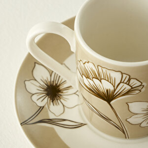 Rachel 6'lı Kahve Fincanı Seti (90 Cc)