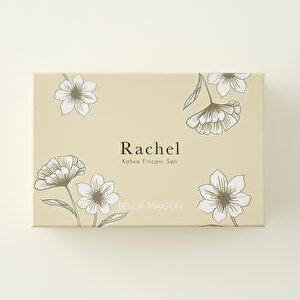 Rachel 6'lı Kahve Fincanı Seti (90 Cc)