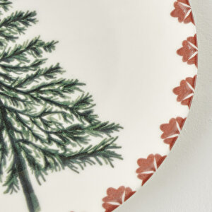 New Year 4'lü Pasta Tabağı Seti (19 Cm) Çok Renkli