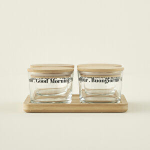 Buongiorno 4'lü Kahvaltılık Seti Siyah (220 Cc) Siyah