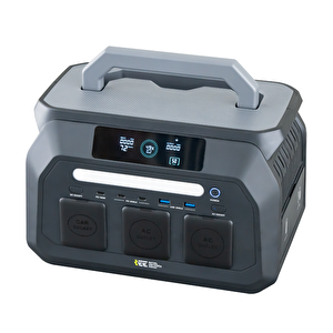 512wh | 1600w Max. Lifepo4 Taşınabilir Güç Kaynağı Dahili Fener Ve Kablo Seti +4000 Döngü %99.99 Bms Çoklu Çıkış | P800