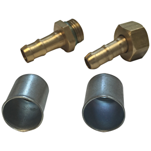 8mm 1/2rekor Sw24 Erkek Ve Dişi İlaçlama Hortumu Yedek Bağlantı Nipel Takımı