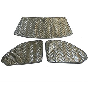 Bluebee Vw T5 T6 3 Parça 7 Katmanlı Termal Uv Güneşlik