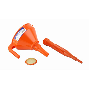 Huniper 1.2lt 16cm 40x59x50 Polietilen Çelik Süzgeç Spriral Borulu Huni