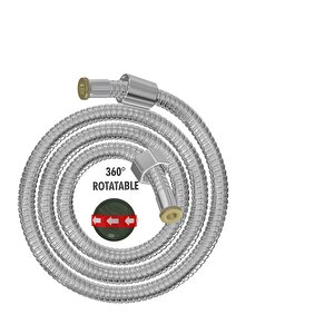 Paslanmaz Spi̇ralli̇  Hortum 1,20m