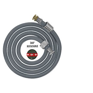 Gri Dönerli Duş Hortumu 1,75m