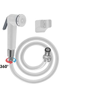 Beyaz Hortumlu Dönerli Taharetmatik Takımı 1,20m