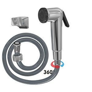 Gri Hortumlu Dönerli Taharetmatik Takımı 1,20m