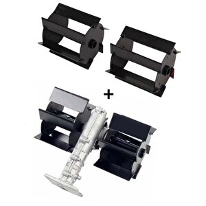 Tırpan Toprak Çapalama Aparatı Sırt – Yan Uyumlu 26mm 9 Diş + Yedek Bıçakları