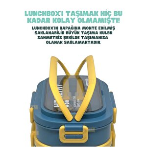 Vagonlife İçi Çelik 2 Katlı Saklama Kabı 1330 Ml Vgn6715