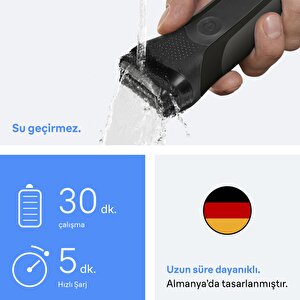 Braun Series 3 Shave & Style Sakal Şekillendirici Ve Tıraş Makinesi, Kuru, 300bt