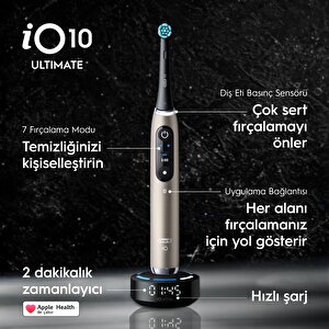Oral-b Io 10 Şarjlı Diş Fırçası - Gold