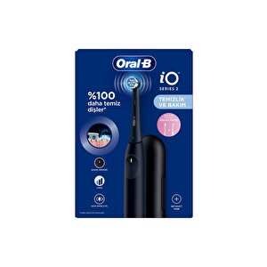 Oral-b İo 2 Gece Siyahı Şarjlı Diş Fırçası 1 Diş Fırçası Başlığı 1 Seyahat Kutusu