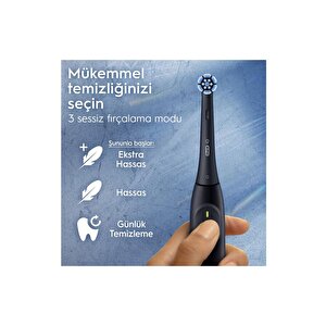 Oral-b İo 2 Gece Siyahı Şarjlı Diş Fırçası 1 Diş Fırçası Başlığı 1 Seyahat Kutusu