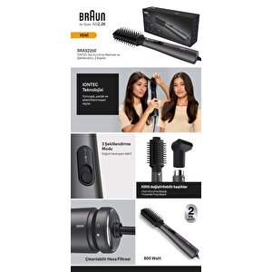 Braun Bras226e Air Styler As2.26 Iontec Saç Kurutma Makinesi Ve Şekillendirici, 2 Başlıklı