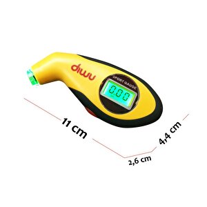 Dijital Lastik Hava Basıncı Ölçer Aydınlatmalı