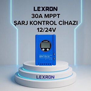 30A Amper Mppt 12/24V Şarj Kontrol Cihazı Solar Regülatör Lexron