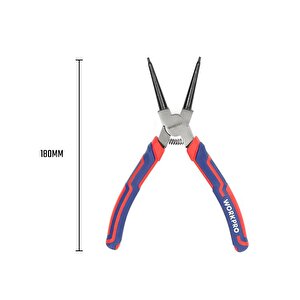 Wp231152 180mm Cr-v Düz Yaylı Profesyonel İç Segman Pensesi
