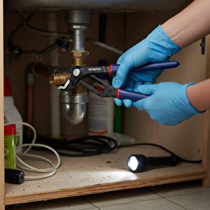 Workpro Wp231086 200mm Cr-v Profesyonel Ayarlı Düğmeli Fort Pense