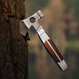 Workpro Wp383001 12 In 1 Çok Fonksiyonlu Profesyonel Mini Balta/çekiç Alet Seti + Taşıma Kılıfı