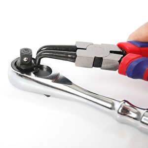 Workpro Wp231153 180mm Cr-v Eğri Uçlu Yaylı Profesyonel Dış Segman Pensesi