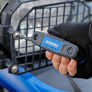 Workpro Wp222028 8 Parça Cr-v Metrik Çakı Tipi Profesyonel Allen Anahtar Takımı