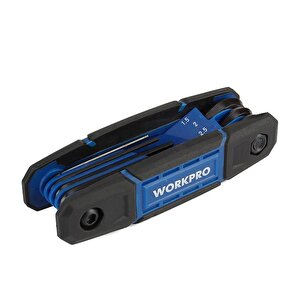 Workpro Wp222028 8 Parça Cr-v Metrik Çakı Tipi Profesyonel Allen Anahtar Takımı