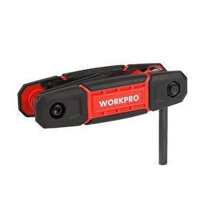 Workpro Wp222029 9 Parça Cr-v İnç Çakı Tipi Profesyonel Allen Anahtar Takımı