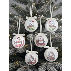 Maeve Yılbaşı Ağaç Süsü 14 Adet 7,5cm