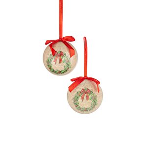 Annabelle Yılbaşı Ağaç Süsü 6 Adet 7,5cm