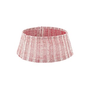 Lumy Kırmızı Yılbaşı Ağaç Altı Eteği Metal 52-67*25cm