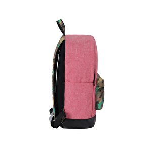 Benetton Okul Sırt Çantası Pembe Kamuflaj