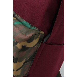 Benetton Okul Sırt Çantası Bordo Kamuflaj