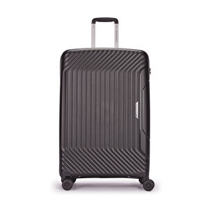 2'li Set Büyük Ve Kabin Boy %100 Polipropilen Valiz Siyah 14bnt8001