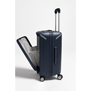 Pierre Cardin Kabin Boy %100 Polipropilen Valiz Lacivert 04pc7090