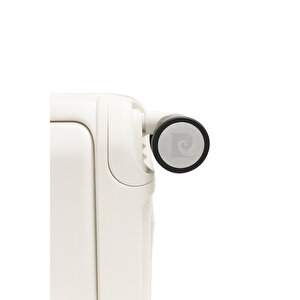 Pierre Cardin Orta Boy %100 Polipropilen Valiz Beyaz 04pc7090