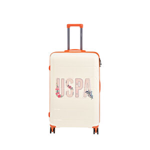 U.s. Polo Assn. Orta Boy %100 Polipropilen Valiz Beyaz 24060