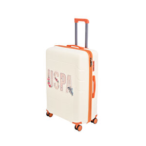 U.s. Polo Assn. Orta Boy %100 Polipropilen Valiz Beyaz 24060
