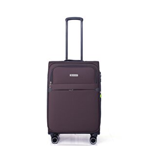 04pc6000 3'lü Set Ultra Light Hafif Lüx Kumaş Tekerlekli Valiz Antresi̇t