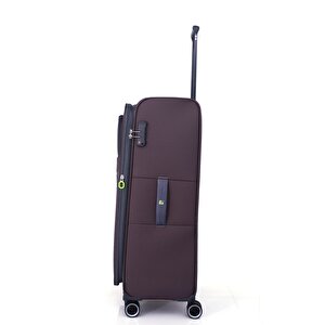 04pc6000 3'lü Set Ultra Light Hafif Lüx Kumaş Tekerlekli Valiz Antresi̇t