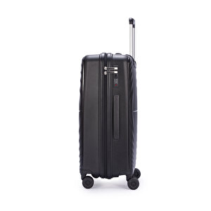 Benetton Orta Boy %100 Polipropilen Valiz Siyah 14bnt8002