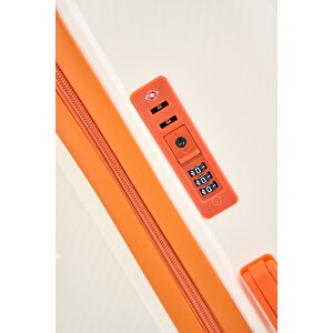 U.s. Polo Assn. Kabin Boy %100 Polipropilen Valiz Beyaz 24060