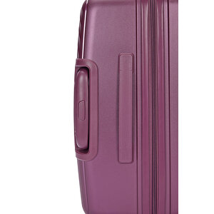 Benetton 2'li Set Büyük Ve Kabin Boy %100 Polipropilen Valiz Bordo 14bnt8002