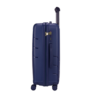 U.s. Polo Assn. Polipropilen Kırılmaz 2'li Valiz Seti Büyük Ve Kabin Boy Lacivert 24053