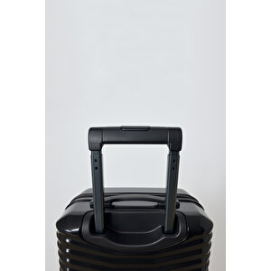 Kabin Boy %100 Polikarbon Valiz Parlak Siyah 1819