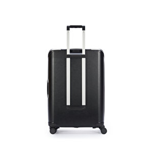 Orta Ve Kabin Boy 2'li Set %100 Polipropilen Valiz Siyah 04pc7090