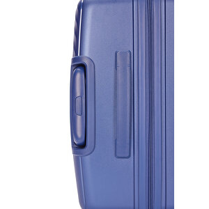 Benetton 3'lü Valiz Set Büyük Orta Ve Kabin Boy %100 Polipropilen Mavi 14bnt8002